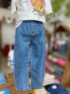 Calca Jeans Infantil Com Pence Momi