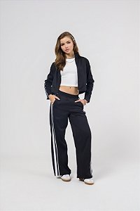 Jaqueta Preta Listras Teen Bobbyluu