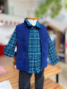 Colete Infantil Marinho Nini Bambine