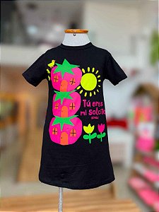 Vestido Infantil Casinha Tomates Bimbi