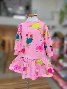 Vestido Infantil Cachorrinhos Bimbi