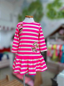 Vestido Infantil Listras Wild Bimbi