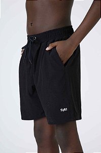 Short Fitness Infantil Preto Siri