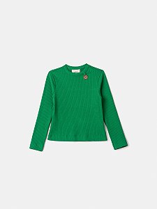 Blusa Infantil Canelada Verde Anime