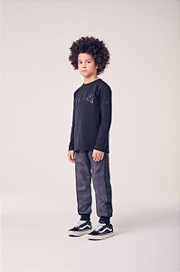 Camiseta Infantil U.s.a Preta Youccie