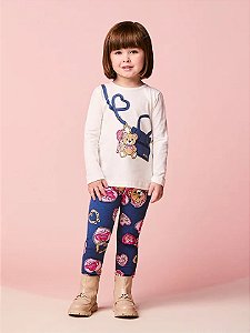Conjunto Infantil Ursinho Bolsa Momi