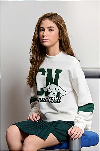 Blusa Moletinho Cinnamoroll AUTHORIA