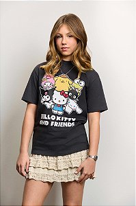 T-shirt Hello Kitty Friends Grafite Authoria