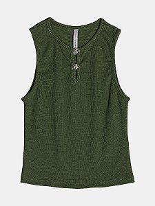 Blusa Essential Verde Musgo Authoria