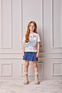 Blusa Infantil Lantejoula Aprés Ski Anime