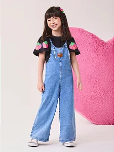 Blusa Infantil Manga Tomatinho Bimbi