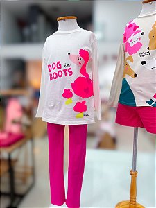 Conjunto Infantil Poodle Boots Bimbi