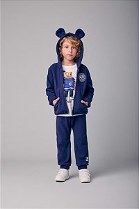 Conjunto Infantil Fleece Marinho Youccie