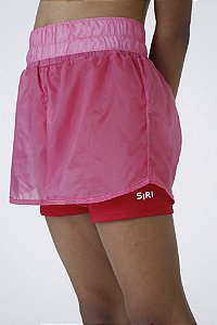 Short Esportivo Dani Rosa/vernelho Siri