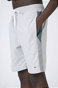 Bermuda Esportiva Arthur Cinza/verde Siri