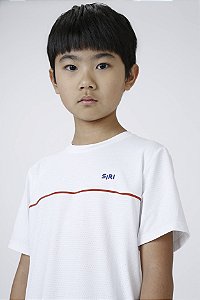 Camiseta Esportiva Luis Branca Com Vivo Siri