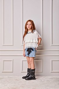 Shorts Jeans Infantil Laco Anime