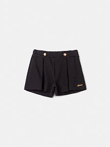 Shorts Infantil Essentials Preto Anime