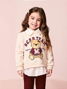 Conjunto Infantil Legguing Ursinho Bear Team Momi