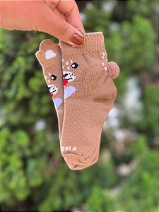 Meia Soquete Ursinho Cantarola