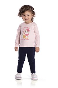 Blusa Infantil Chapeu Gatinho Jaca Lele