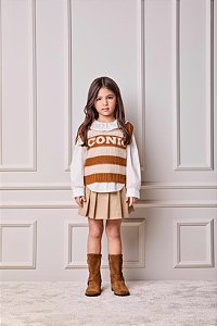 Colete Trico Infantil Toffee Iconic Anime