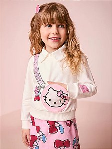 Conjunto Infantil Cerejas Hello Kitty Momi
