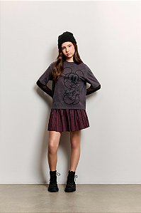 T-shirt Comfort Mickey Grafite Authoria