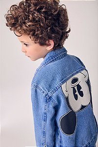 Jaqueta Jeans Infantil Com Bolso Disney Youccie
