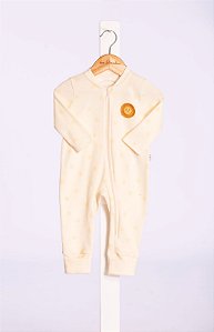 Macacao Bebe Amarelo Sol Nini E Bambini