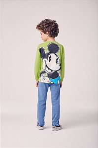 Camiseta Infantil Mickey Verde Youccie
