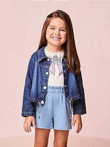 Jaqueta Jeans Infantil Ajuste Momi