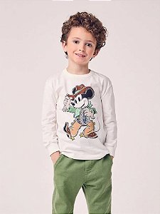 T-shirt Infantil Mickey Luva Costas Youccie