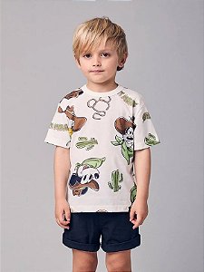 T-shirt Infantil Mickey Cowboy Youccie