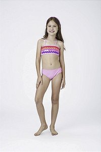 Biquini Faixinha Kids Rafaela Sereia Laser Siri