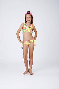 Biquini Cropped Kids Antonela Lapis Siri Kids