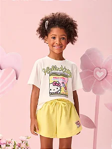 Conjunto Infantil Hellho Kitty Candy E Gum Momi