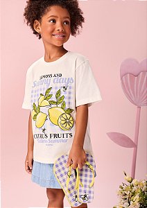Blusa Infantil Lemons Com Strass Momi