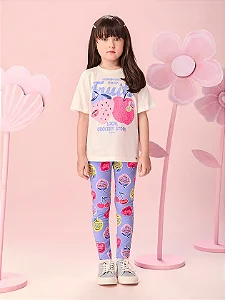 Conjunto Infantil Fruits Com Leguing Momi