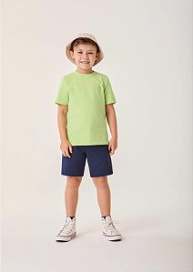 Bermuda Infantil De Moletom Marinho Bimbi