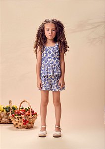 Conjunto Infantil Estampa Azul Anime