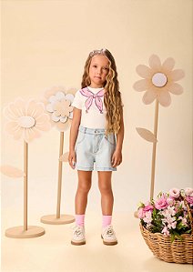 Blusa Infantil Estampa Lenco Momi