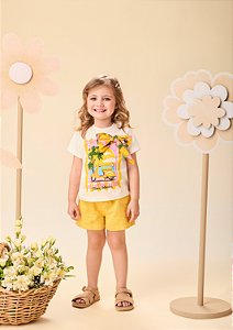 Blusa Infantil Com Laco Perola Momi