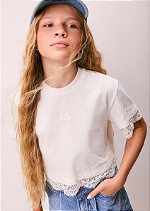 T-shirt Renda  Perola Authoria
