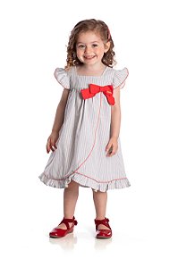Vestido Infantil Listrado Nini Bambine