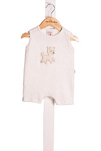 Macacao Bebe Off Carneirinho Nini Bambine