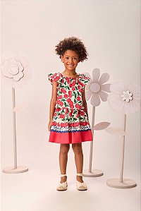 Conjunto Infantil Com Cerejas Momi