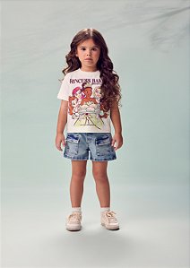 Blusa Infantil Princesas Disney Anime