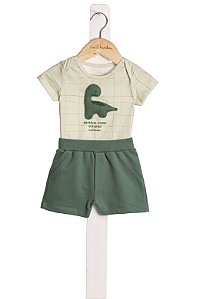 Conjunto Bebe Dinossauro Nini E Bambine