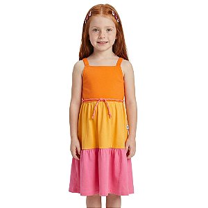 Vestido Infantil Em Marias Cores Jaca Lele